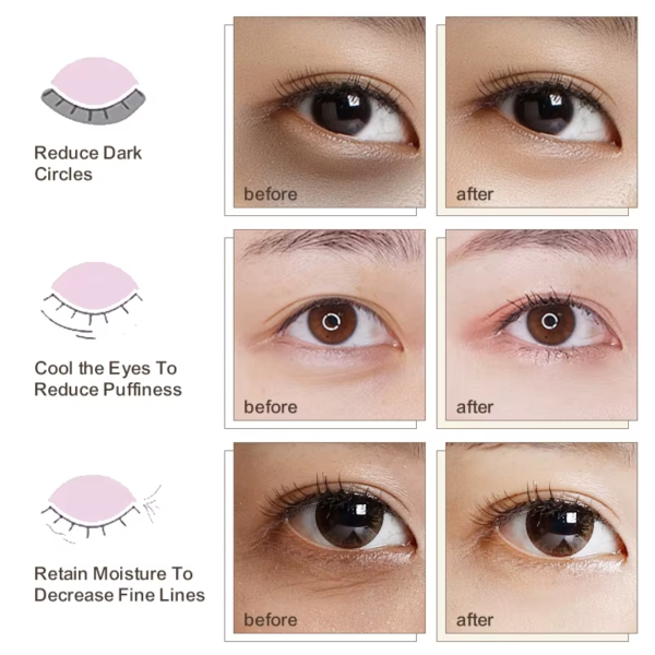 24K Gold Collagen Eye Patches – 2-Bottle Pack