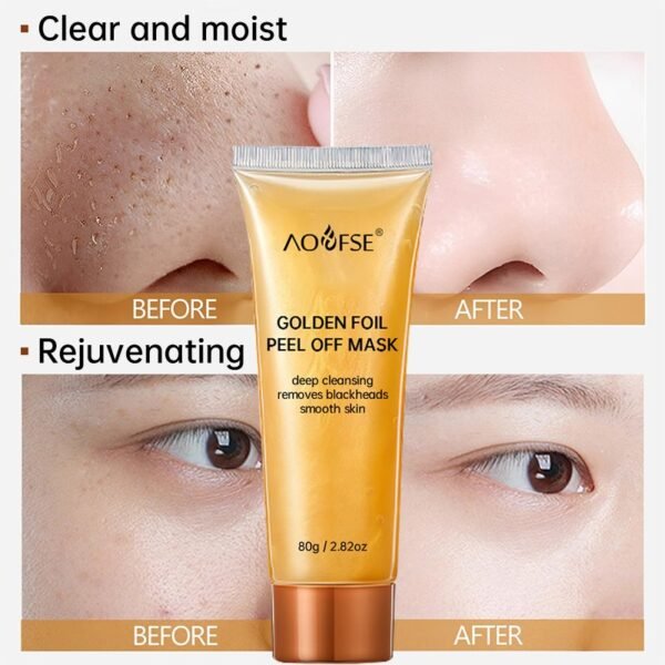 24K Gold Exfoliating Peel-Off Mask – 2-Bottle Pack