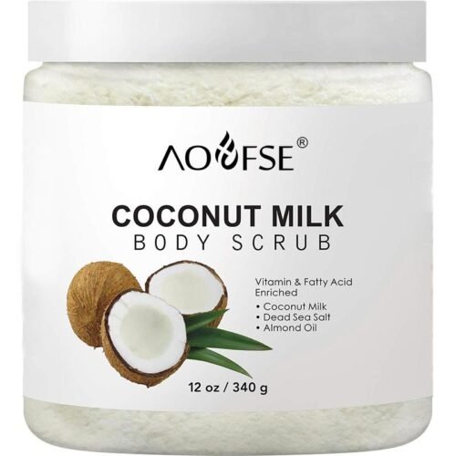 Coconut Milk Brightening Body Scrub – 2-Bottle Pack
