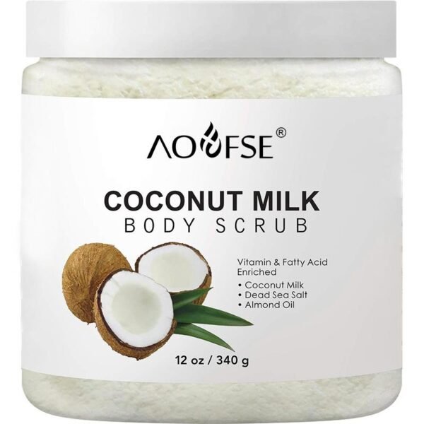 Coconut Milk Brightening Body Scrub – 2-Bottle Pack