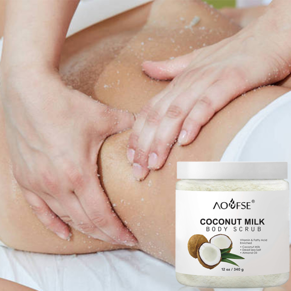Coconut Milk Brightening Body Scrub – 2-Bottle Pack