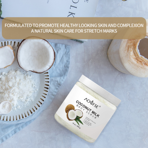 Coconut Milk Brightening Body Scrub – 2-Bottle Pack