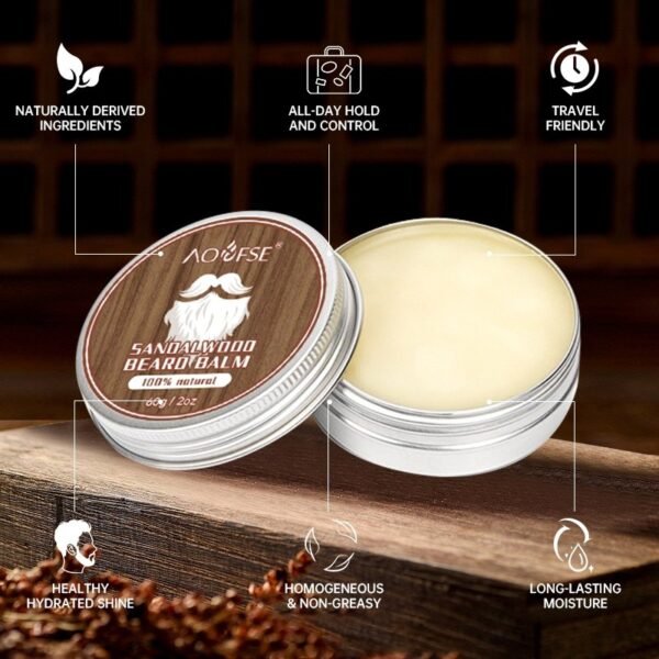 Men's Sandalwood Beard Butter – 2-Bottle Pack