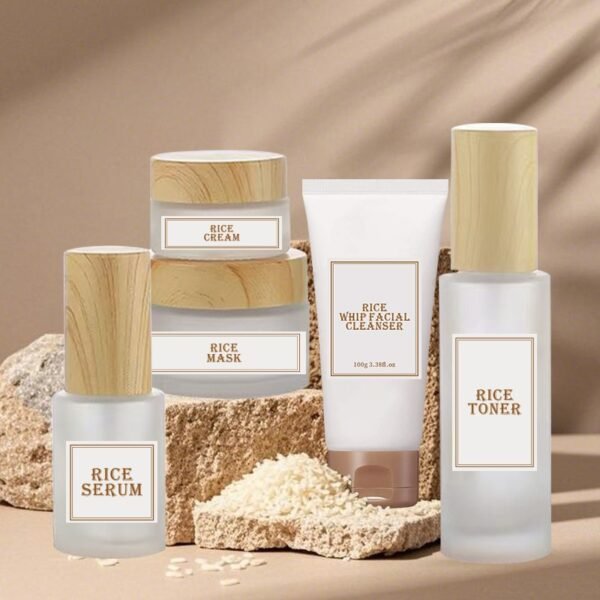Rice Water Vegan Skincare Set – 2-Bottle Pack