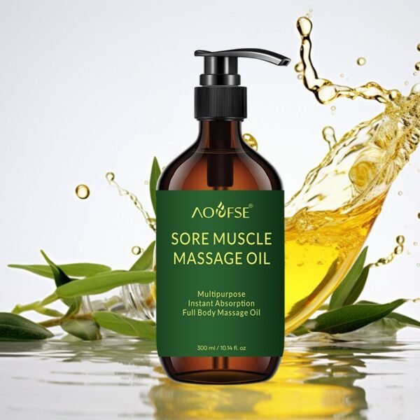 Soothing Muscle Massage Oil – 2-Bottle Pack