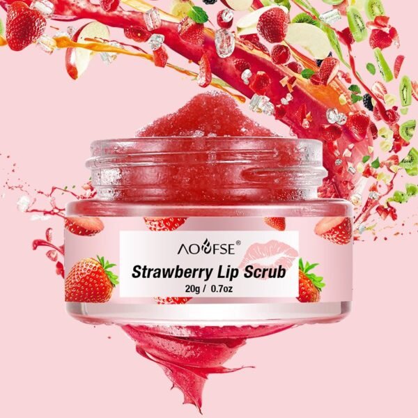 strawberry-jojoba-lip-scrub-5386-03 Strawberry + Jojoba Lip Scrub – 2-Bottle Pack